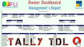 Owner Dashboard| management Dashboard| Owner Report| MIS Report| Smart Report| Customised Report|FLI