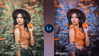 Light Blue & Orange Effect Lightroom Photo Editing Tutorial In Mobile | Free Presets Download