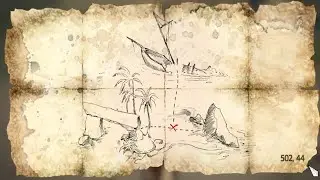 Assassins Creed IV Black Flag | treasure map 502, 44
