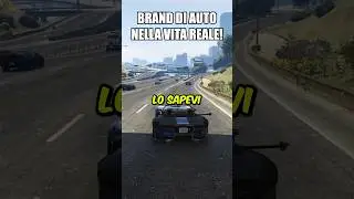 5 BRAND AUTOMOBILISTICI DI GTA5 NELLA VITA REALE! #shorts #gtacars