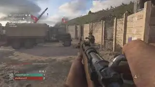 Call of Duty® WWII | Clutch 1v1 kill 1.4 seconds Left!