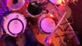 Tony Verderosa improvising with piano and synth sounds using drum triggers to access keyboards