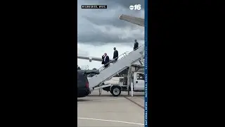 Trump arrives in Milwaukee for RNC