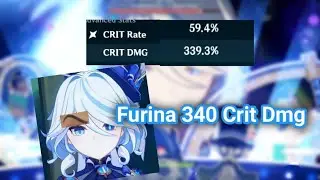FURINA with 340 Crit DMG!!