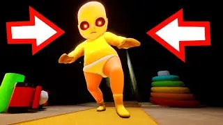 ЛЫСЫЙ ДЕМОН ХОЧЕТ МЕНЯ ДОГНАТЬ ?! ИГРА The Baby In Yellow