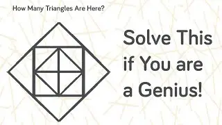 Triangle Puzzle: How Many Triangles Are There?
