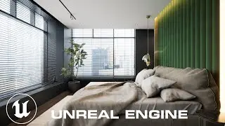 Unreal Engine 4 GPUlightmass Archviz Interior Animetion