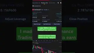binance trading 7500$ Profit #binance #trading #crypto #binancetrading