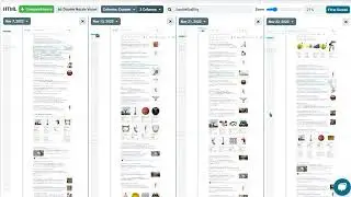 Side-by-Side SERP HTML Comparisons