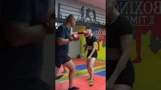 Фрагмент отработки защитной техники.