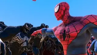 1000 SPIDERMAN VS 1000 VENOM - Ultimate Epic Battle Simulator - UEBS