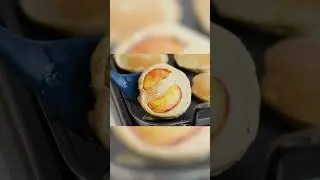 Gluten Free Caramelized Peach Pancakes | Sharp Induction Cooktop #recipe #glutenfree #kitchen #sweet