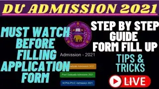 DU admission 2021 apply online|Du merit based explain|du admission process |admission prep 