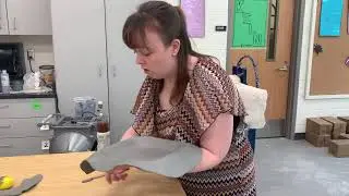 Making a Sgraffito Plate PART 1