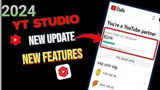 Yt studio new features 2024 ll new update  yt studio new update|youtube new update|yt studio update