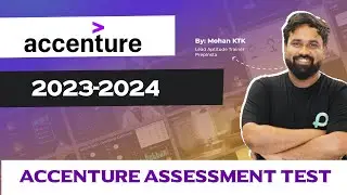 Accenture Assessment Test 2023 | Accenture Last min Preparation 2023-2024