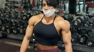 MARYA ROCHA FEMALE BODYBUILDING 2022 MUSCLE GIRL LOVE HERBICEPS WORKOUT MENTOR