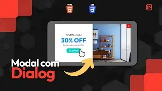 Como criar um Modal de saída estiloso usando a Tag Dialog com HTML e CSS