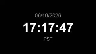 🔴LIVE | Clock - PST (Current Time