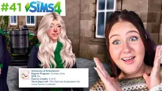 Spencer FINALLY GRADUATED!! 👩‍🎓 (The Sims 4 #41!👶)