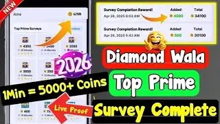 4000+ Tokens Cpx Survey Complete Diamond Wala App Cpx Survey Complete Live Proof 2026 | Unlimited