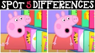 The Peppa Pig Ultimate SPOT The DIFFERENCE |  For Geniuses Only | 100% FAIL EYE CHALLENGE