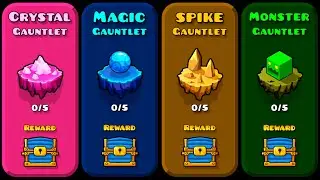 ЗАВЕРШАЕМ MONSTER GAYNTLET СО ВСЕМИ МОНЕТКАМИ В GEOMETRY DASH!!!