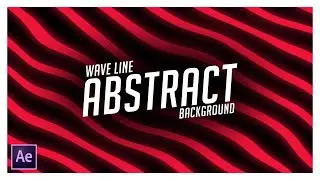 Abstract Wave Line Backgrounds in After Effects | After Effects Tutorial