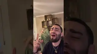 Singing “More” by Usher (With background singer 😂)
