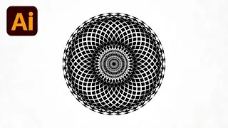 Mandala | Logo design | Adobe illustrator tutorials | Shorts | 050
