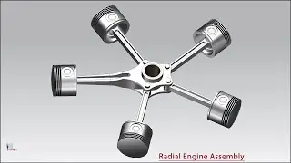 Design Radial Engine Assembly || Siemens NX Tutorial