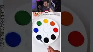 ASÍ SE CREAN LOS COLORES @paintingconcept  #shorts #reaccion #viral