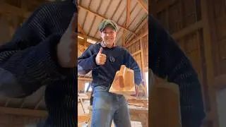 Making a timber truss with traditional hand tools 