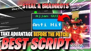 Steal A Brainrot Script! AJJAN HUB! INVISIBLE, ANTI-HIT V2, DESYNC, & MORE! PC & MOBILE ✅