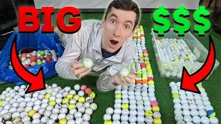 Golf Ball Hunting One of USA's OLDEST COURSES! Huge Profit!