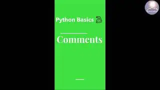 Python Comments | Python Basics 🐍#python #learnpython  #pythonforbeginners #comments