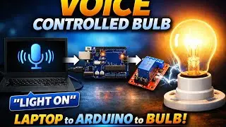 🔊🎤 Voice Controlled AC Bulb Using Arduino Project  