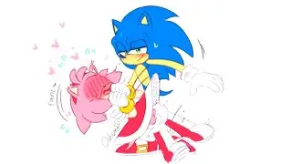 Amy Kisses Sonic - SonAmy Comic Dub Compliation (Sonic x Amy)