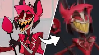😈 Watch A Pro 3D Sculptor Create Alastor From Hazbin Hotel (2D to 3D!)