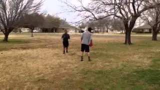 White boy kicks black boys ass