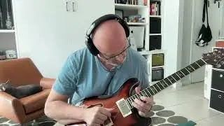 Guitar improvisation with backing track