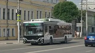 [Страшный сон Собянина] Троллейбусы ЗиУ-682Г-016.03 №1091, МАЗ-203Т70 №2142 с Автономным ходом