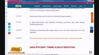 VLSI IEEE Transactions 2020 | IEEE Transactions on VLSI 2020 | Download VLSI IEEE PROJECTS 2020