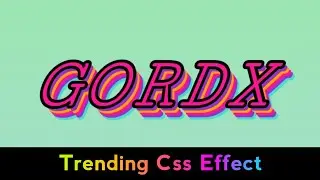 Css Text Effect 🤯🔥 | Html css tutorial for beginners | Css tutorial for beginners - gordxrohit