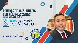 Pruebas de raíz unitaria con múltiples series #Eviews #TiempoEconómico