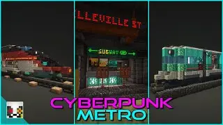10+ Cyberpunk Metro Ideas - Minecraft 1.19+