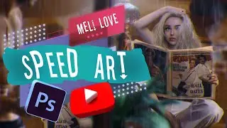 Tropical downpour | Speed Art (#Photoshop) Dove Cameron