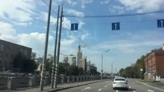 Горит высотка на Котельнической набережной  в Москве. 18.08.16