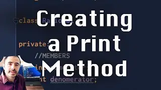 [C++] Creating a Custom Print Method: Operator Overloading Series [4]