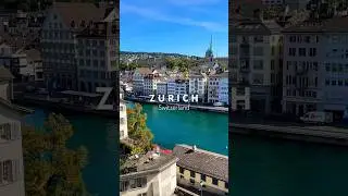 Zurich, Switzerland!🇨🇭 #zurich #swiss #europe #travelswitzerland #travel #explore #shorts